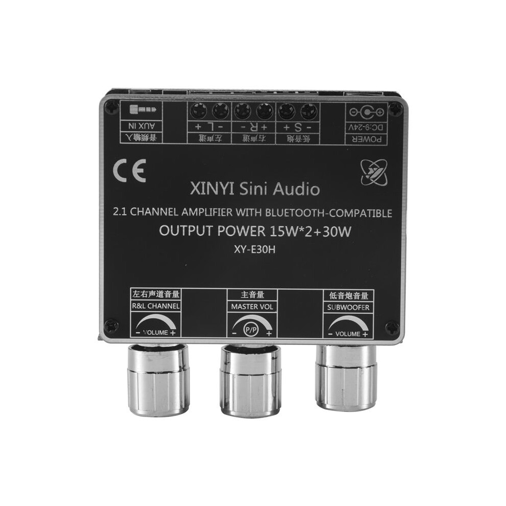 Xy-E30h 2.1 Channel 5.1 Audio Power Amplifier Board Module High And Low 15Wx2+30W Subwoofer Amplifier Speaker 6032352878956