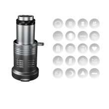 Kit de Holofote Fotográfico com Foco de Flash e Projeção com 20 Peças de Inserção Gráfica para  ML100Bi