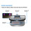 LED Light UV Banknote Detector Portable Banknote Detector Foreign Currency Counting Machine Built-in Battery 6