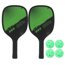Robustes Pickleball-Set mit 2 Schlägern, 4 Bällen und praktischem Aufbewahrungssack