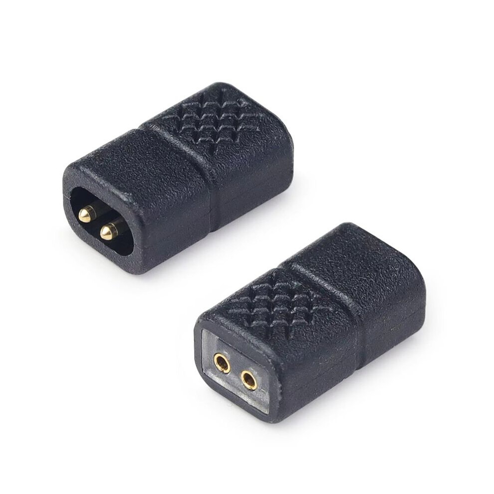 0.78Mm Female To Qdc Male Earbuds Connecter Earphone Adapter For Kz Zsn Zsn Pro Zsn Pro X Zs10 Zsx As12 As16 Converter Black 4713517858991