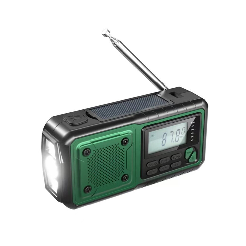Multifunction Emergency Radio Portable Radio With Power Bank Fm/Am/Sw Radio For Outdoors Emergency Crank Power Station 4711826766679