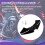 Motorcycle Front Downforce Spoiler Lower Lip Wind Wing Aerodynamics Fairing Winglets for  MT-07 MT07 2025+ Black 5