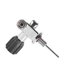 Válvula de Buceo de Alta Presión de Metal M18x1.5 3500 Psi, Válvula para Tanque de Buceo, Accesorios de Buceo.