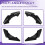 Motorcycle Front Downforce Spoiler Lower Lip Wind Wing Aerodynamics Fairing Winglets for  MT-07 MT07 2025+ Black 4