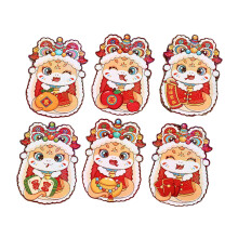 6Pcs New Year Redness Envelopes Spring Festival Chinese-G style