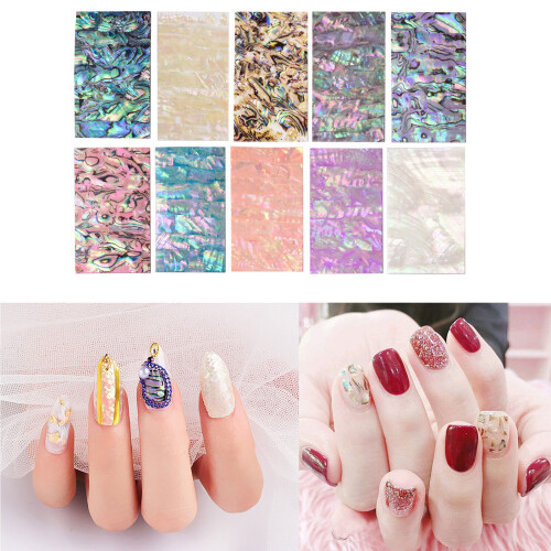 Abalone Shells Sticker Sheet Self Adhesive for Jewelry Making-7 2