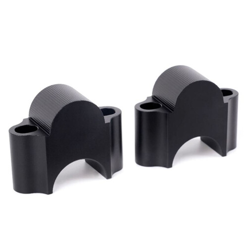 Motorcycle Handlebar Riser Bar Mount Handle Clamp Universal 28mm 1 1/8inch for   BAG101 1
