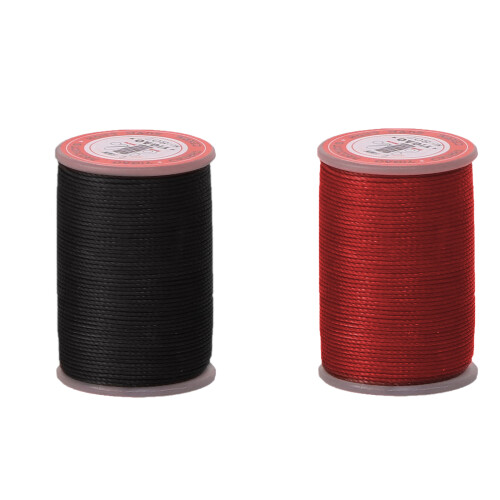 120yds/Roll Waxed Polyester Thread Sewing Thread 0.55mm-Claret 2