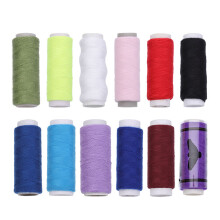120 Spool Sewing Thread Multicolored Polyester-J type 12 colors