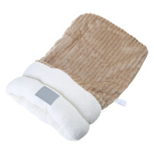 Thick Cats Winter Sleep Bag Soft Insulated Cats Nest-Brown M