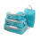 4 Set Travel Packing Cubes Compression Packing Cubes for-Blue 1