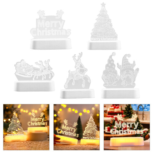 Holiday Season Acrylic LED Decorative Light Christmas-Type E 2