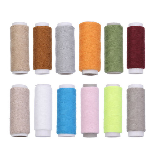 Sewing Thread 120 Spools of Polyester Thread-F type 12 colors