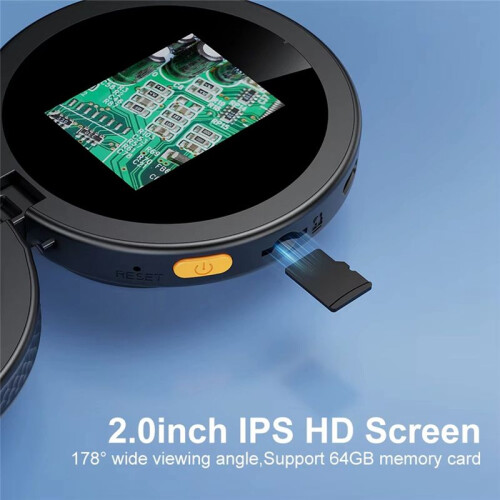 1080P Autofocus Digital Microscope with 8 LEDs for Electronics Repair and Reading 2