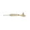 8Pcs Aluminum Crochet Hook Fish Tail Handle Crochet Hook 5