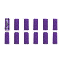 120 Spool Sewing Thread Multicolored-Purple 12 small roll