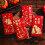 6 Pieces Gold Foil Redness Packets for-Everything goes well 4