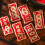 6 Pieces Gold Foil Redness Packets for-Everything goes well 2