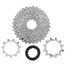 9 Speed Cassette For Mountain Bike Fast And Precise Index Shifting Wide Ratio Cassette Nickel Plated Cogs High Tensile Steel Construction Lightweight