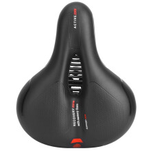 Sella da bici comoda per uomo e donna, con doppia imbottitura ammortizzante in memory foam traspirante, universale per bici da strada e mountain bike.