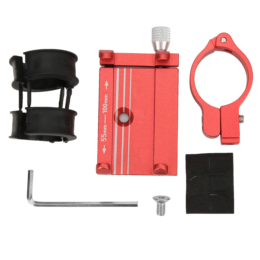 Bike Phone Mount Holder Aluminum Alloy Universal Cell Phone Mount For Handlebar Mounted Adjustable Width Easy Installation, Fits 3.5 To 6.2 Inch Mobil 9301476264226