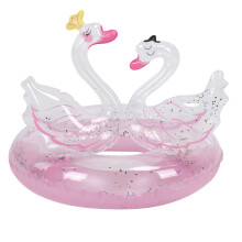Quality PVC Material Inflatable Pool Floats, Portable Cute Animal Design Soft Skin-friendly, For Summer Beach Party Decor (Pink)
