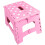 Folding Step Stool Durable Foldable Stool with Folding Design Lightweight Space Saving Foot Stool Safe Non Slip Step Stool for Kitchen Bathroom and 4