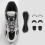 Salomon Quicklace Schnürsenkel Black S 4