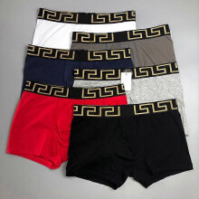 Herenondergoed, 4-pack katoenen boxershorts (valt klein, we raden aan een maat groter te kiezen), maat M