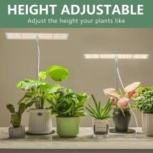 Verstelbare LED-plantenlamp met 3 lichtmodi en 4-staps dimmer