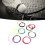 10 Pcs Colorful Badminton Racket Strings 28lbs, 10m, 0.70mm 5
