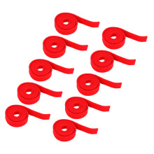 10 Pcs Piano Tuning Wool Felt Strip 110cm Mute Tape for Repair Red