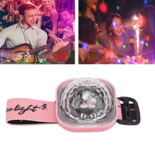 Colorful RGB Wrist Light Ball Bracelet Lamp for Car & KTV Pink Shell