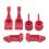 Hinterachse Cup-C Hub Carrier-Set, 1/10 2WD Rot 2