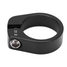 Abraçadeira de canote de selim em liga de alumínio para bicicleta, abraçadeira de liberação rápida com aparência suave e requintada, durável