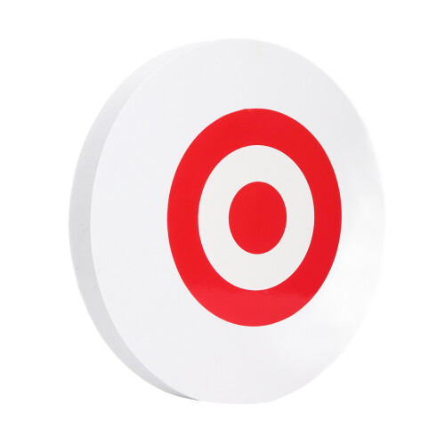 Round Moving Arrow Target - EVA Material with 2 White & Red Practice Papers 1