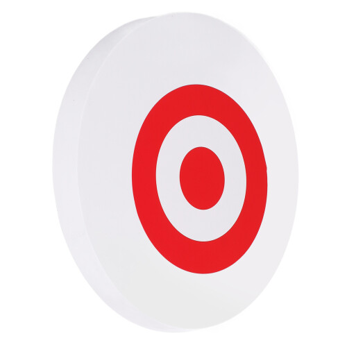 Round Moving Arrow Target - EVA Material with 2 White & Red Practice Papers 2