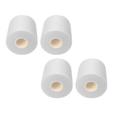 4 Stück Fitnessbandage PU-Schwamm Elastische Sportbandage Weiß