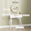 Homcom HOMCOM Modern Dressing Table w/ 2 Drawers Round Mirror for Bedroom White 4
