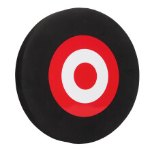 Archery Moving Target EVA Round 25cm Shooting Practice with 2 Target Papers