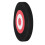 Archery Moving Target EVA Round Practice Target 25cm Black Red with 2 Papers 3