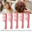 5Pcs Wide Tooth Comb Set, Anti-Static, Ergonomic Handle, 16.2x4.8cm 4