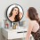 Homcom HOMCOM Dressing Table Vanity Set Make Up Desk with Mirror & Stool White 7