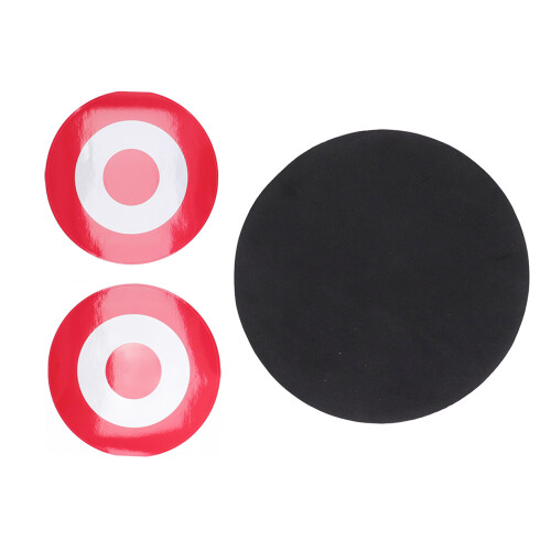 Archery Moving Target EVA Round 25cm Shooting Practice with 2 Target Papers 1