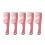 5Pcs Wide Tooth Comb Set, Anti-Static, Ergonomic Handle, 16.2x4.8cm 2
