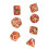7PC Metal Multi-Sided Dice Set, Home Decor, Game Accessory for 14+ 5