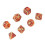 7PC Metal Multi-Sided Dice Set, Home Decor, Game Accessory for 14+ 2