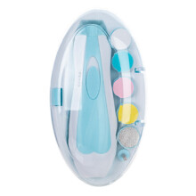 Set di Bordatori per Unghie Bimbo 6-in-1, Testine di Aggiustamento Sicure, Blu