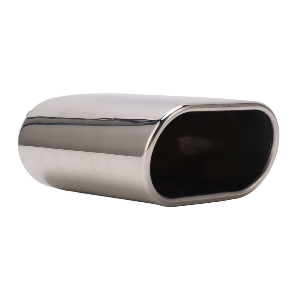 Polished Finish 60Mm Inlet 137Mm Outlet Exhaust Pipe For Car Modification Silver 5001372268581